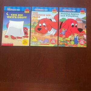 Scholastic Clifford Book Trio - Red and Blue Covers